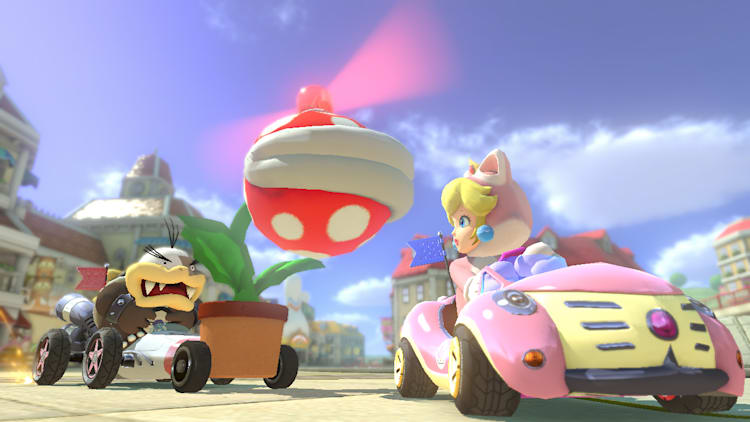 ぷらすめいと Nintendo Switch Nintendo Switch Mario Kart 8 Deluxe Bundle Elevates Gaming.
