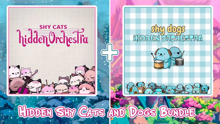 Hidden Shy Cats & Dogs Bundle