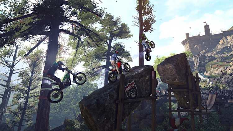 Jeu Nintendo Switch Trials Rising - Très Bon état - Boîte Et Manuel Inclus