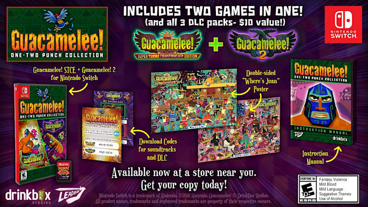 Guacamelee! One-Two Collection スイッチソフト Guacamelee! One-Two Punch Collection for Nintendo Switch