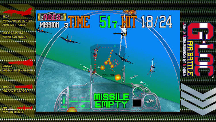 Jeu SEGA Game Gear - G.Loc Air Battle - Version PAL - Cartouche Seule - Bon état Fonctionnel