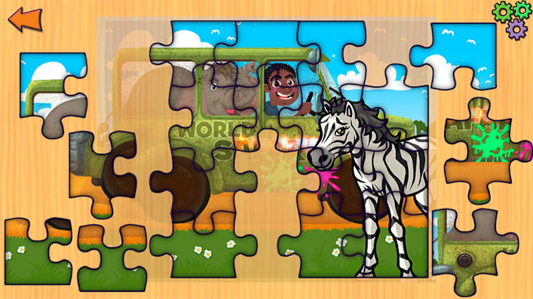Cars Puzzles Game juegos y camiones motor garaje de autos rompecabezas de  aprendizaje preescolar para niños y niños pequeños