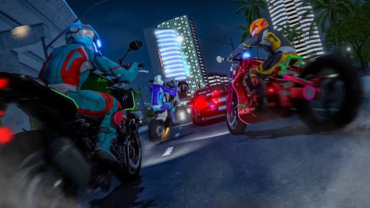 Moto Racer 2044 Game Simulator for Nintendo Switch - Nintendo