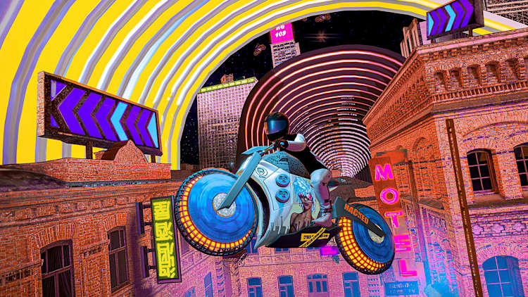 Moto Racer 2044 Game Simulator for Nintendo Switch - Nintendo