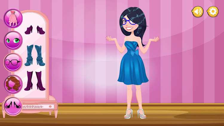 dress up games for girls Yexpine Casual V Neck Flowy Maxi Dresses main image 1
