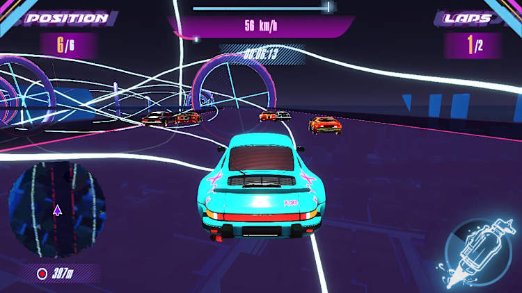 Cyber Racers: Retro Neon Punk Drift for Nintendo Switch - Nintendo