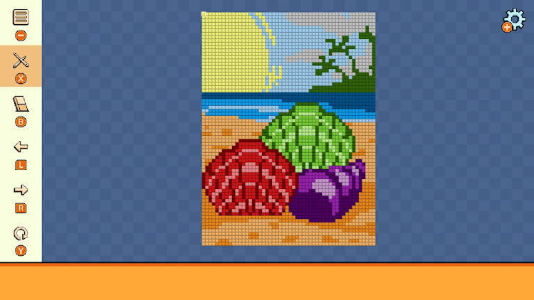 Pixel Cross Stitch Color by Number Seasons Collection - Image 1