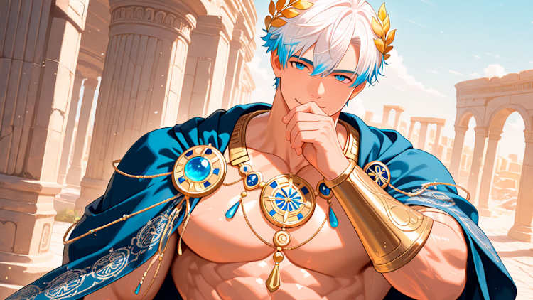 Garden of the Greek Gods: Zeus, Poseidon & Hades Love Story for