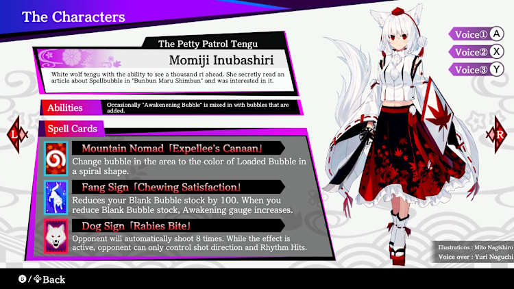 Character Pack Momiji Inubashiri para Nintendo Switch - Site