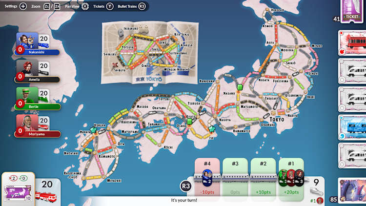 邦楽 SIXRIDE TICKET TO RIDE Ticket to Ride®: Japan Expansion for Nintendo Switch - Nintendo
