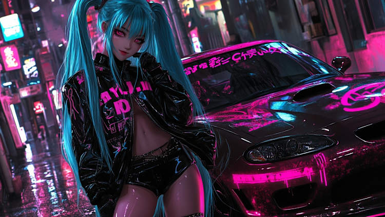Anime Girls: JDM Car Passion Puzzle Gearheads and Glamour for