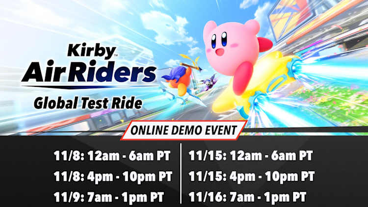 Kirby™ Air Riders: Global Test Ride
