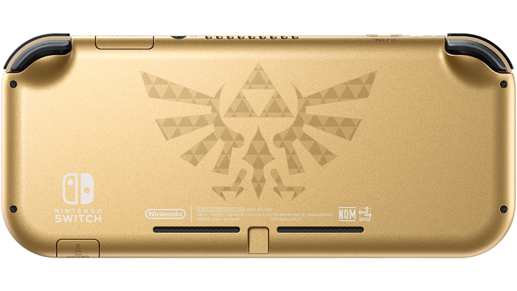 Nintendo Switch Lite: Hyrule Edition with Bonus Nintendo Switch Online + Expansion Pack 2