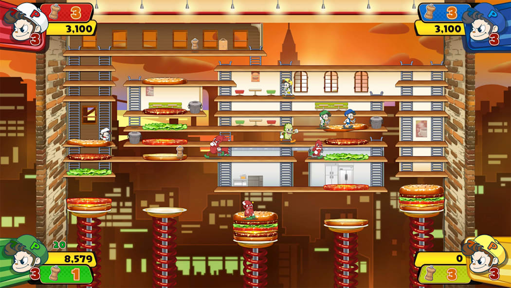 BurgerTime Party! Screenshot 1