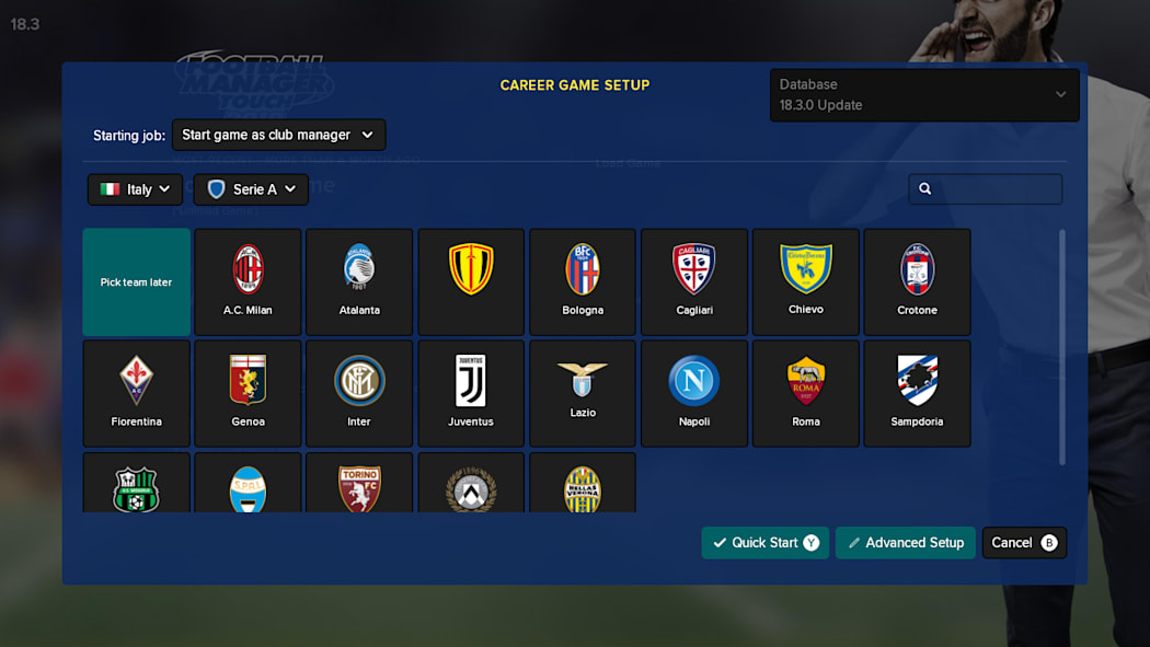 Football Manager Touch 2018 5