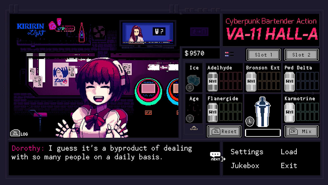 VA-11 Hall-A: Cyberpunk Bartender Action 3