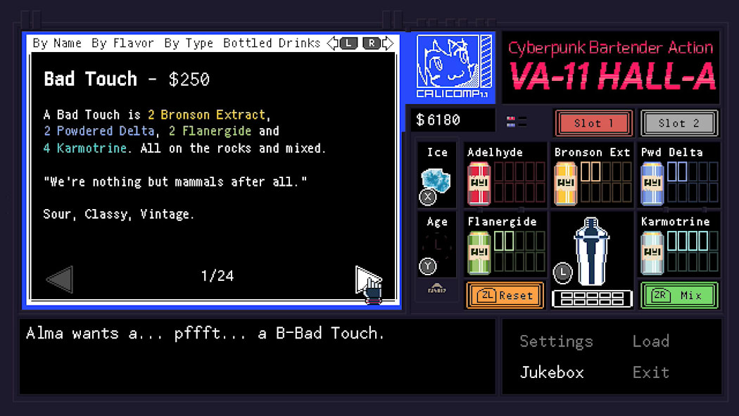 VA-11 Hall-A: Cyberpunk Bartender Action 5