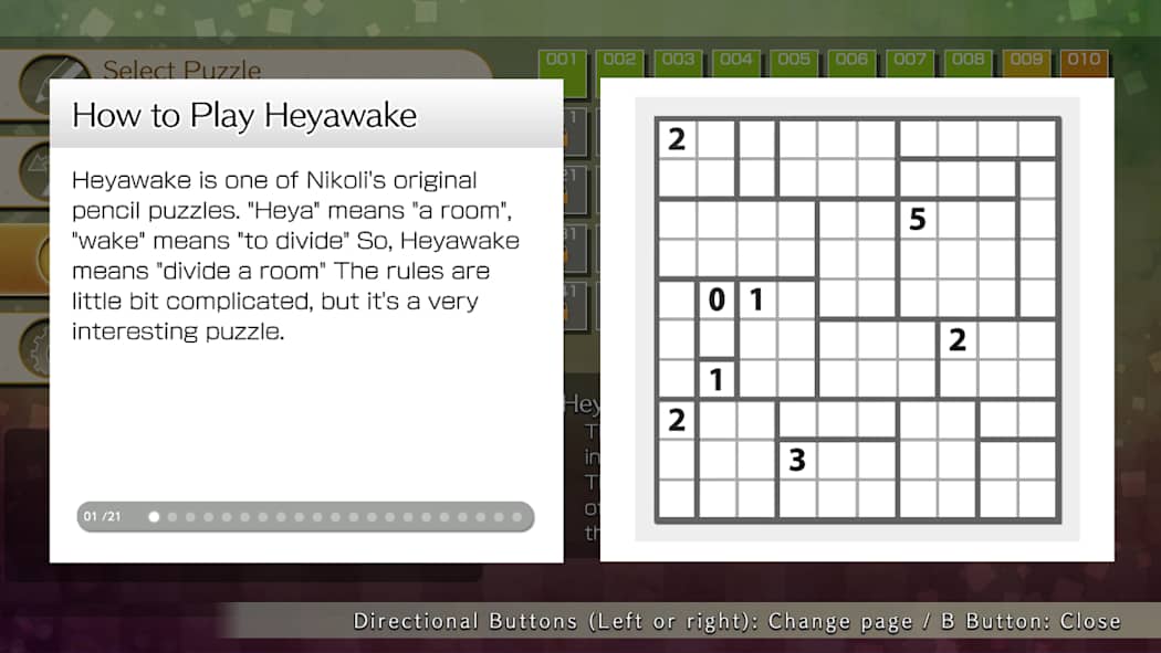 Puzzle by Nikoli S Heyawake 7
