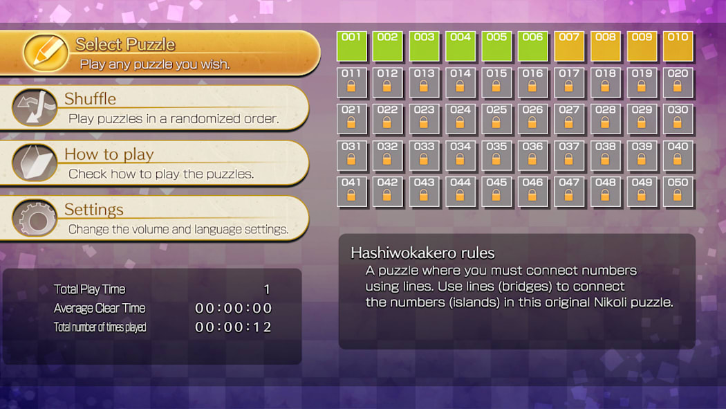 Puzzle by Nikoli S Hashiwokakero 6