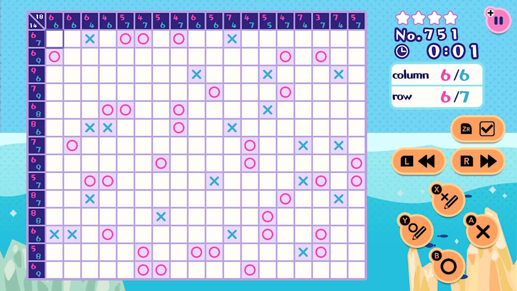 〇× LOGIC PUZZLE 1000 ! 7