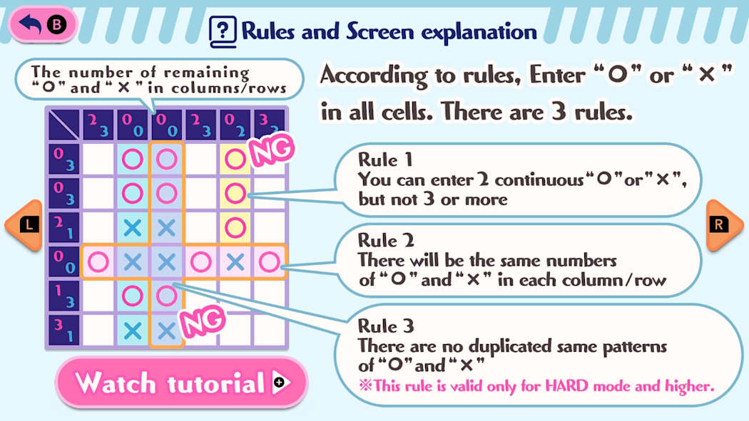 〇× LOGIC PUZZLE 1000 ! 4