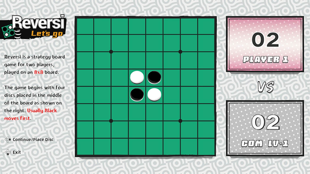 Reversi Let's Go 8