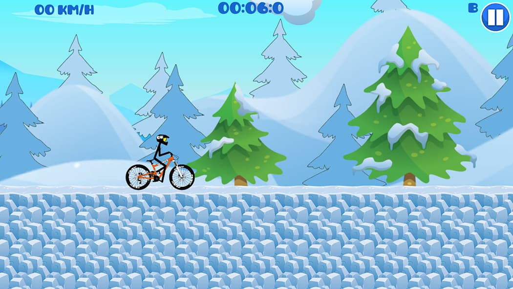 Mountain Bike Hill Climb Race: Real 2D Arcade Dirt Racing Games 8