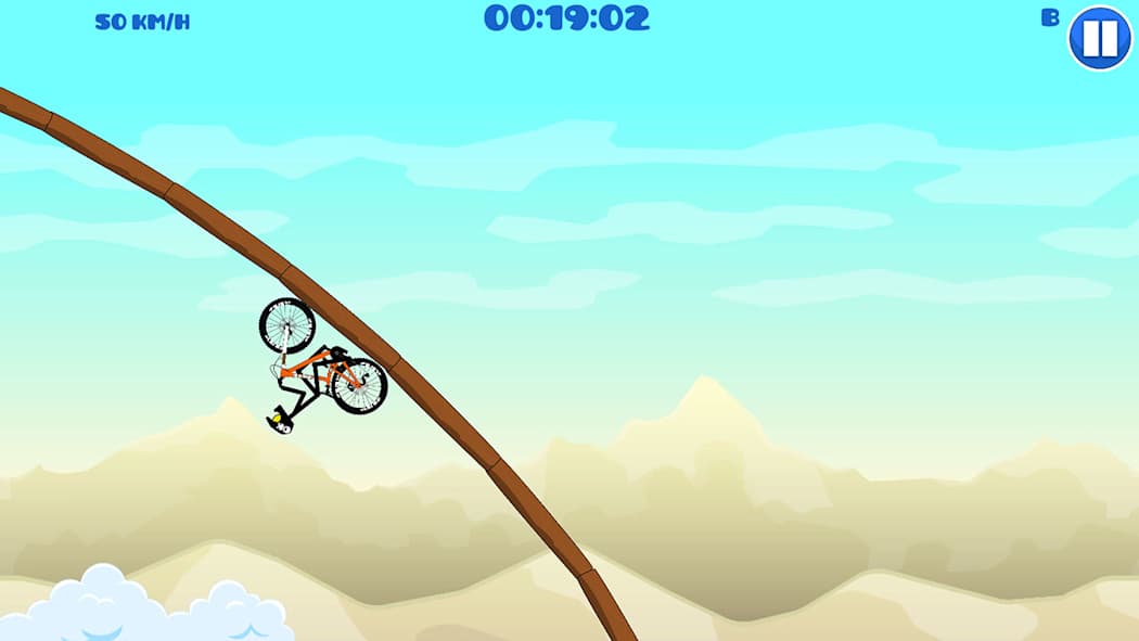 Mountain Bike Hill Climb Race: Real 2D Arcade Dirt Racing Games 6