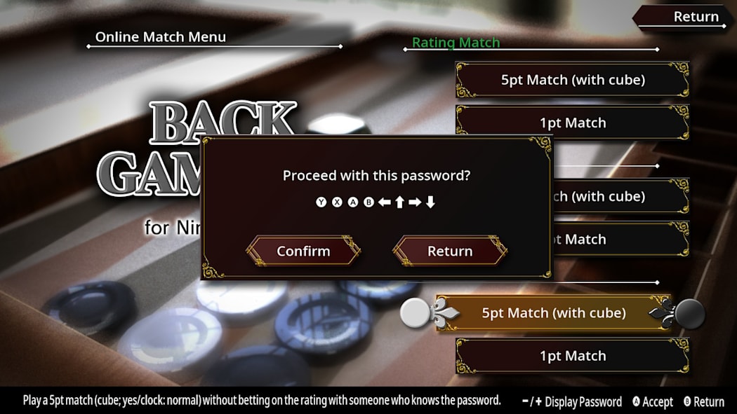 BACKGAMMON PRO for Nintendo Switch 6