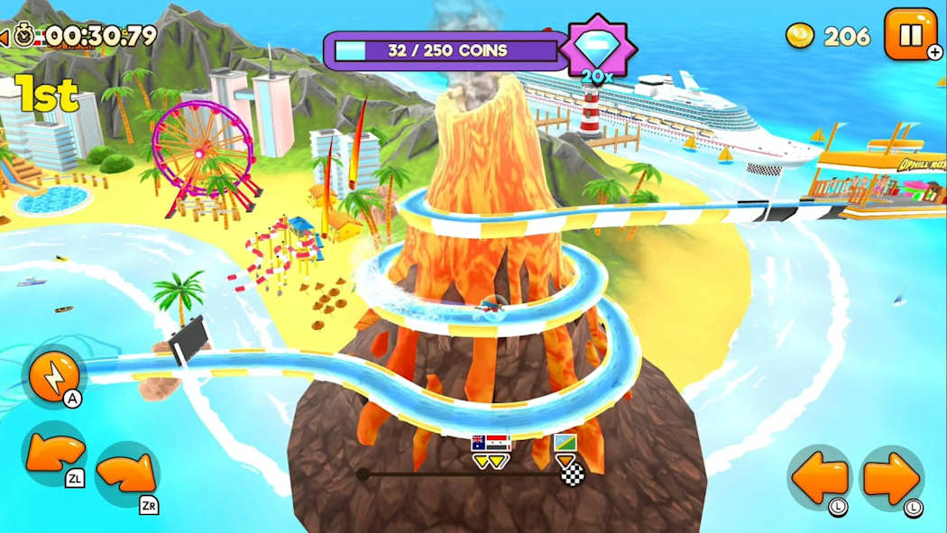Uphill Rush Water Park Racing 8