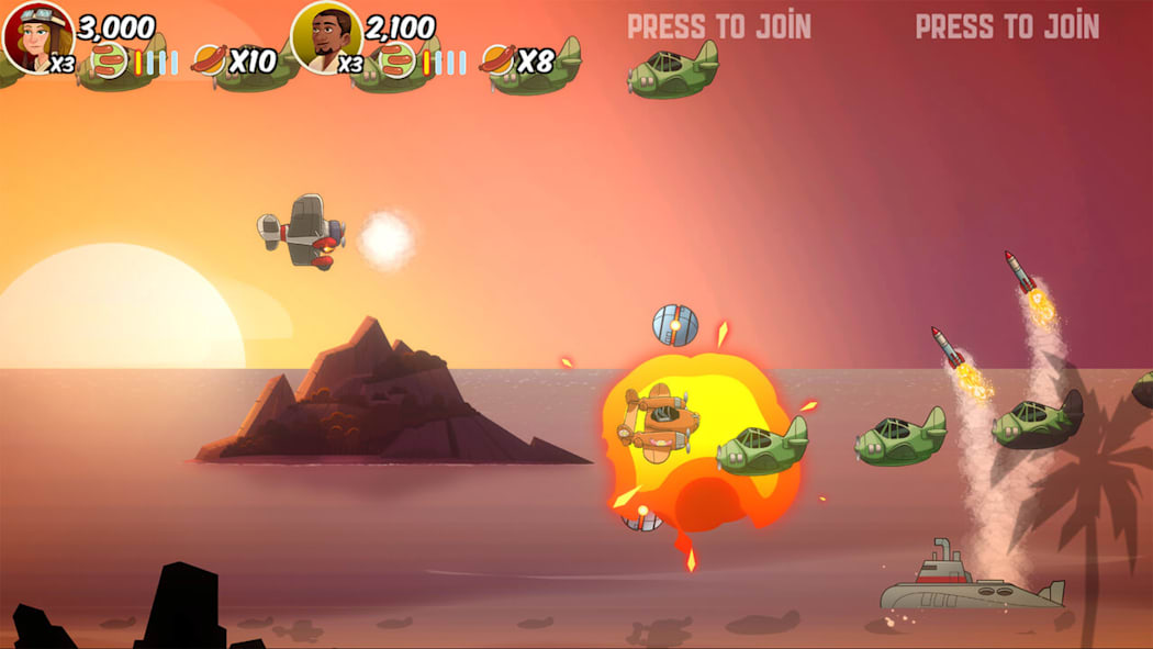 Dogfight: A Sausage Bomber Screenshot 1