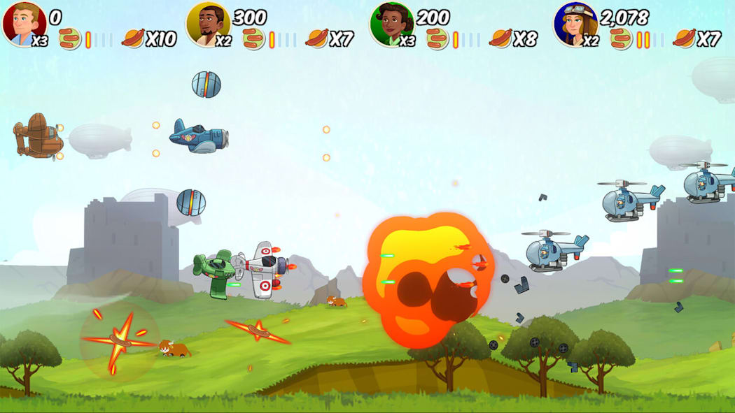 Dogfight: A Sausage Bomber Screenshot 2