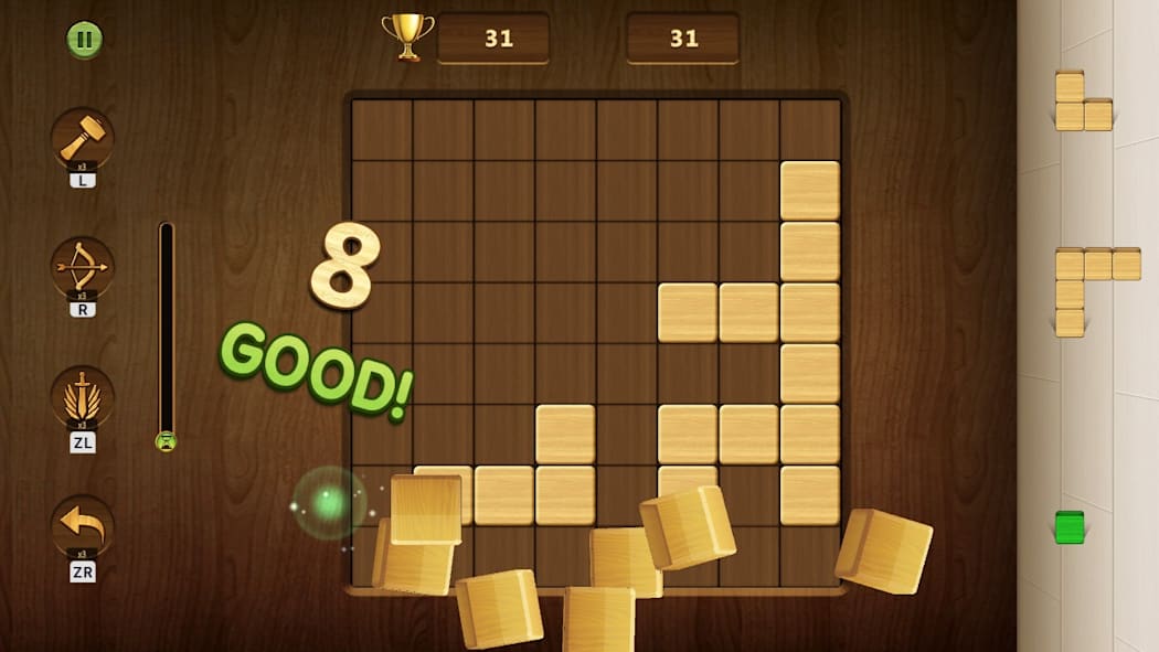 Wood Cube Block: Classic Casual Puzzle 6