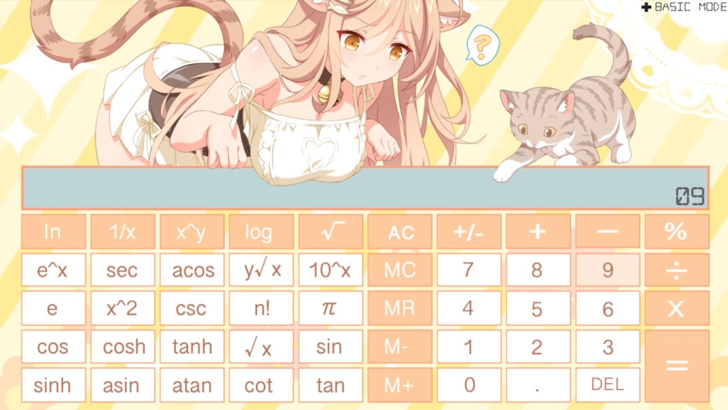 Sakura Neko Calculator 4