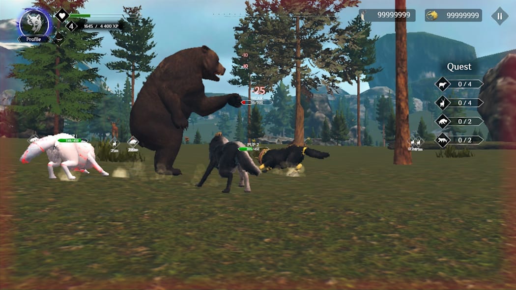 Wolf Simulator: RPG Survival Animal Battle Screenshot 2