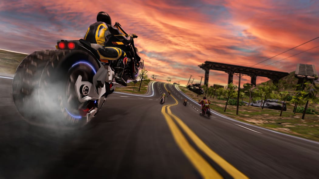 Moto Racer 2044 Game Simulator 6