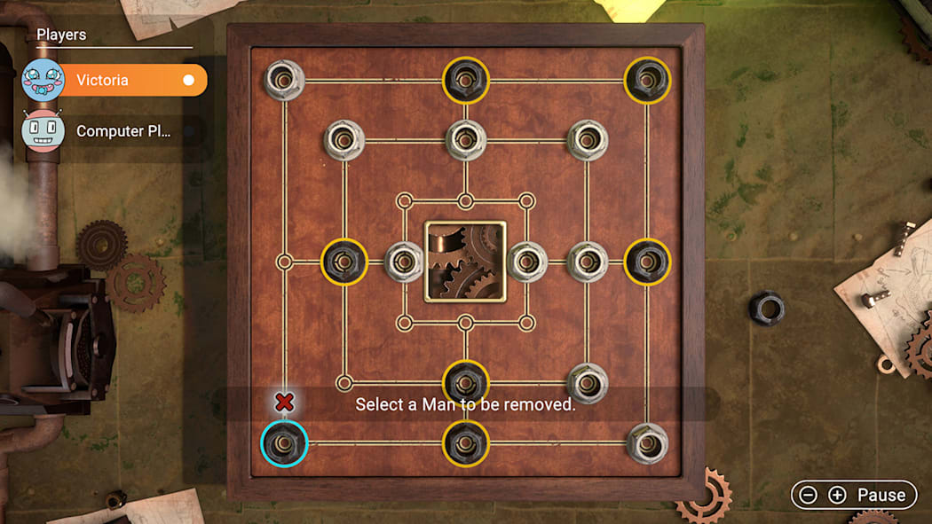 3in1 Game Collection: Backgammon + Checkers + Mills 8