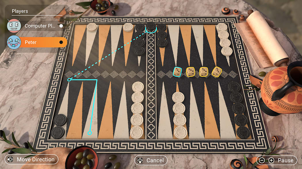 3in1 Game Collection: Backgammon + Checkers + Mills 6