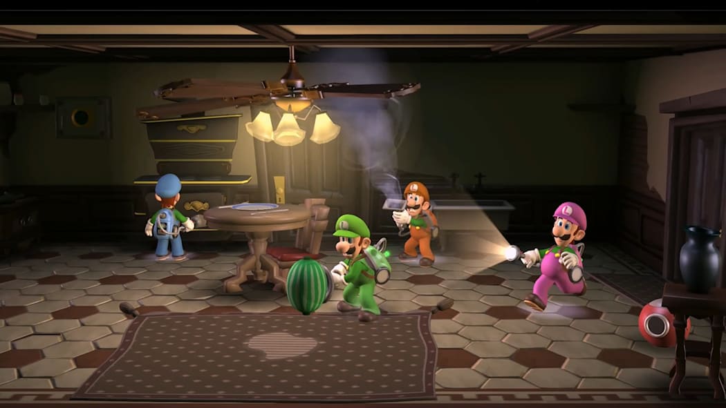 Fotos Do Slide do Jogo Luigi's Mansion 2