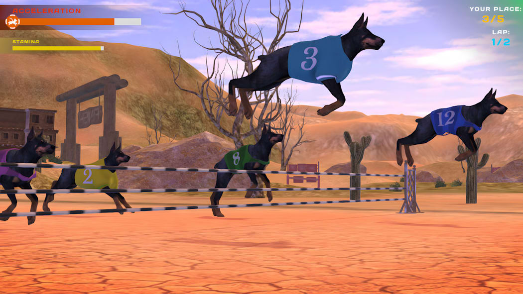 DOG RACING - LOVELY PET FRIENDS PAW 5