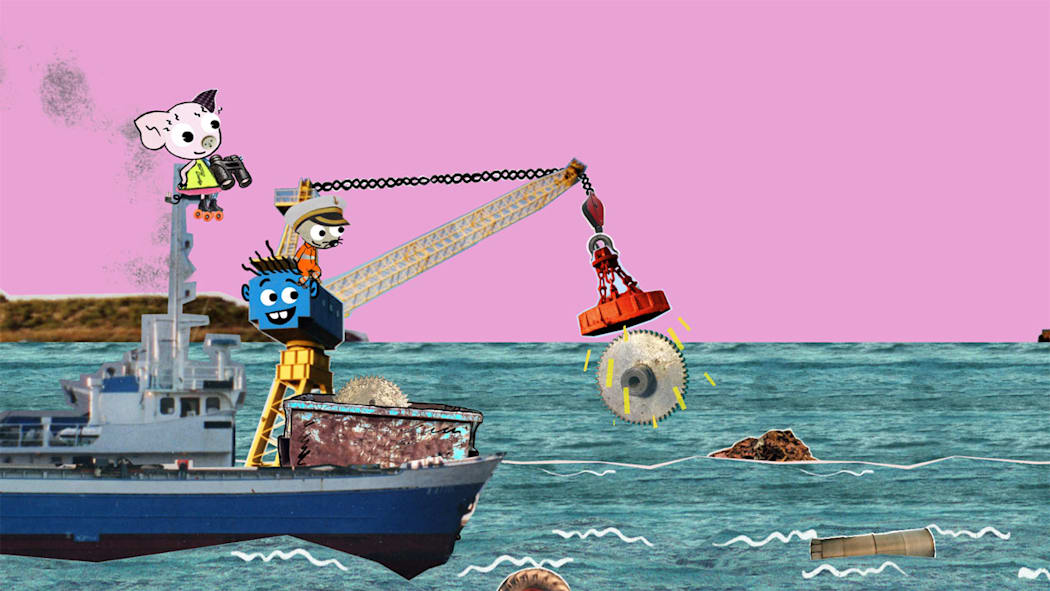Mouse & Crane 4