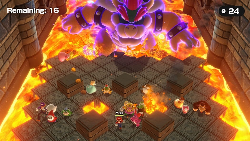 Super Mario Party Jamboree משחק מהנה לכולם  אש מסביב