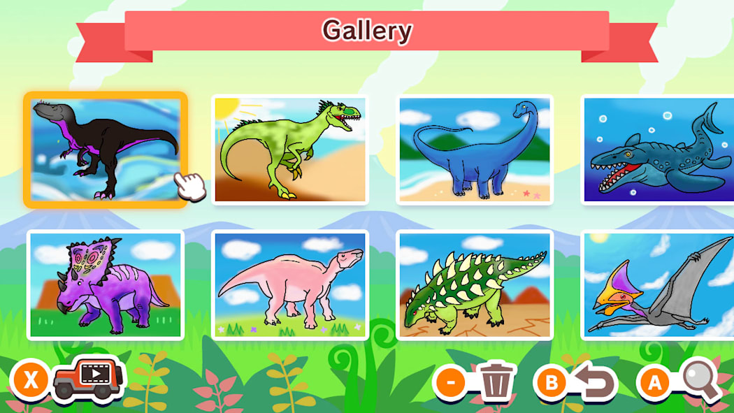 Coloring book series Dinosaur Museum 5