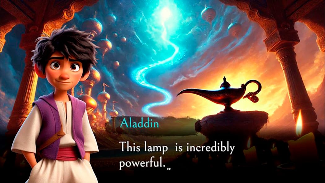 The Genie of the Wonderful Lamp 2