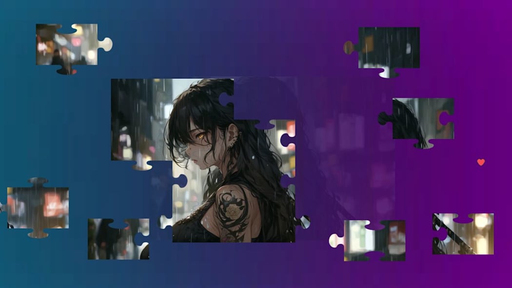 Beautiful Anime Puzzles - Rainy Days 5