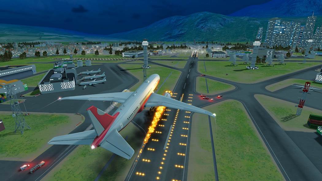Airplane Flight Simulator : Dangerous Landings 7