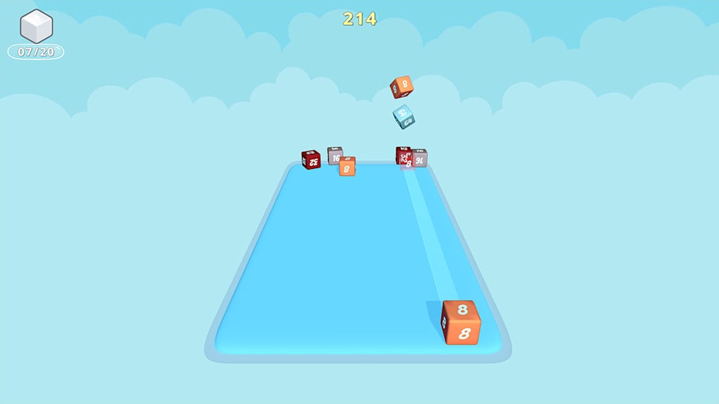 Sliding Cubes 2048 Mania 2