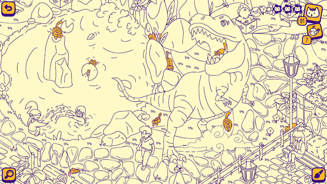 Cats and Seek : Dino Park 3