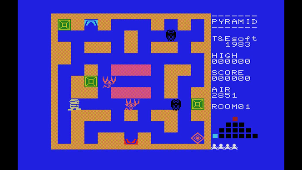 EGGCONSOLE PYRAMID WARP MSX 4