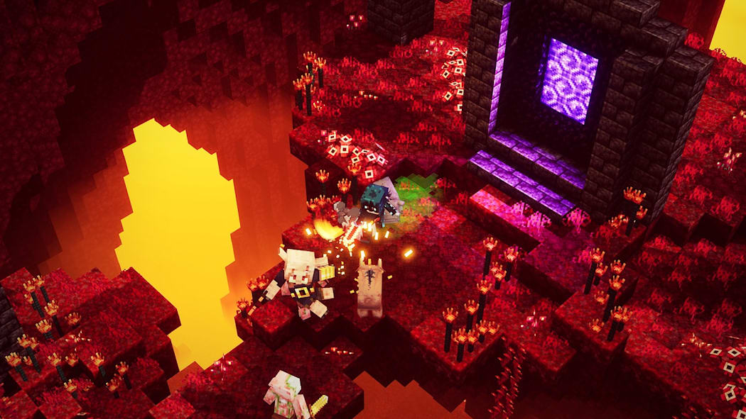 Minecraft Dungeons NSP, XCI ROM